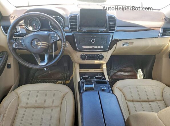 4JGDA5JB1JB030668 2018 MERCEDES-BENZ GLE White Вид щитка приладів
