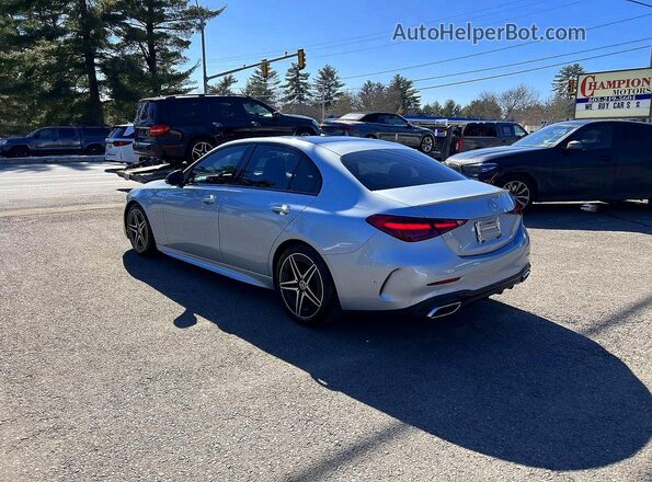 W1KAF4HB3NR009395 2022 MERCEDES-BENZ C Серебряный Передняя правая четверть