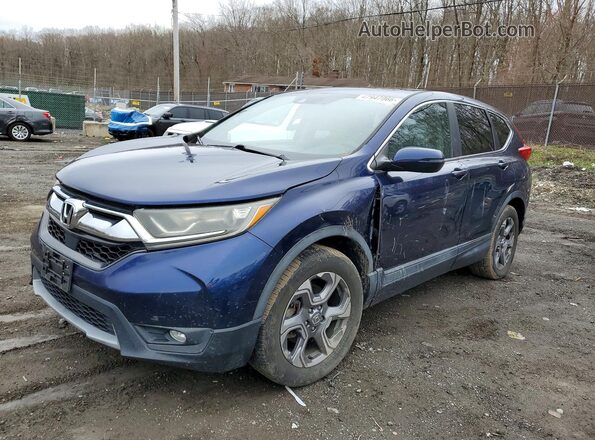 2HKRW2H5XHH654116 2017 HONDA CRV Blue 