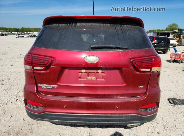 5XYPG4A59KG591650 2019 KIA SORENTO Red 