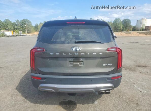 5XYP34HC4MG098607 2021 KIA TELLURIDE Black წინა სალონის ხედი