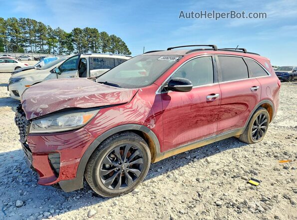 5XYPG4A59KG591650 2019 KIA SORENTO Red 