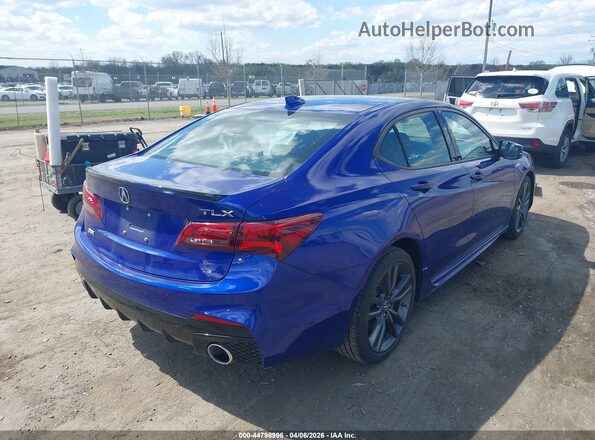 19UUB1F69KA001644 2019 ACURA TLX Blue უკანა მარჯვენა