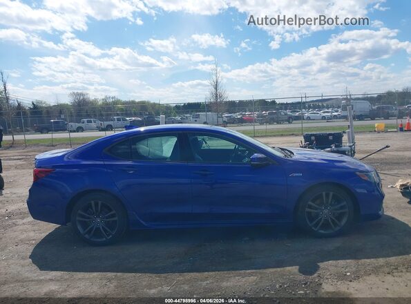 19UUB1F69KA001644 2019 ACURA TLX Blue უკანა სალონის ხედი