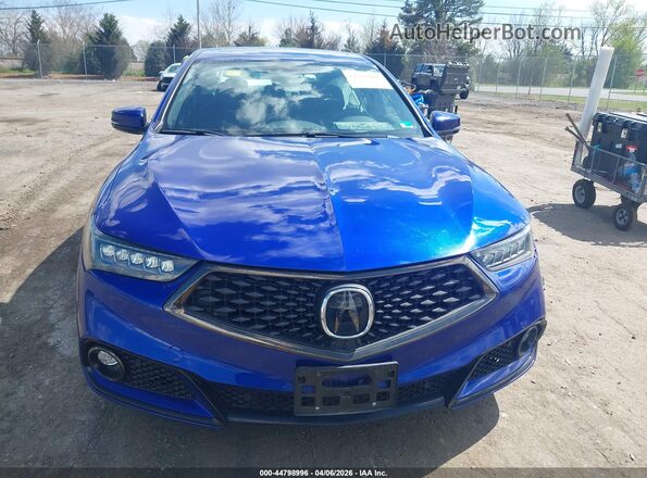 19UUB1F69KA001644 2019 ACURA TLX Blue ხელსაწყოთა პანელის ხედი