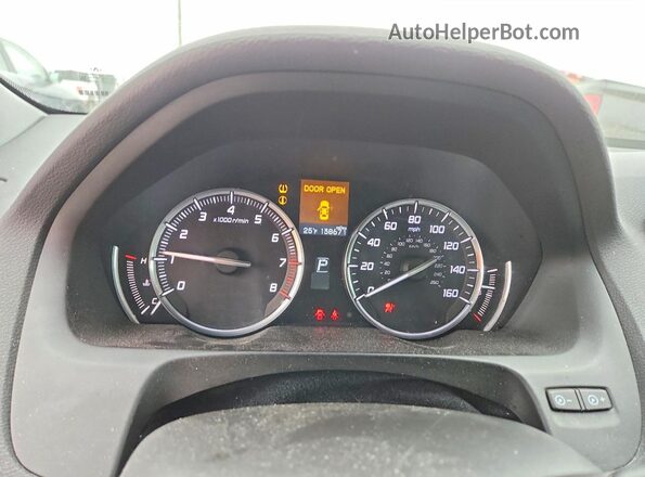 19UUB2F32GA005733 2016 ACURA TLX Черный Вид щитка приборов