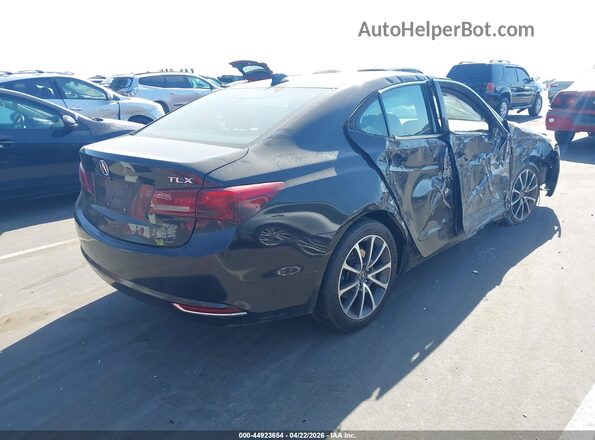 19UUB2F34GA006107 2016 ACURA TLX Черный Задняя правая четверть