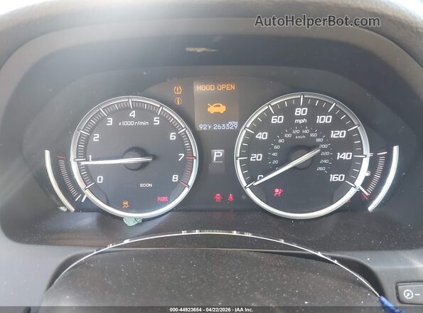 19UUB2F34GA006107 2016 ACURA TLX Черный Вид задних сидений