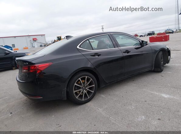 19UUB2F51GA011007 2016 ACURA TLX Black Trasero derecho