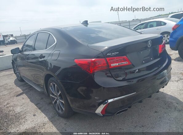 19UUB2F52JA010665 2018 ACURA TLX Black უკანა მარცხენა