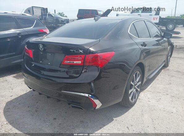 19UUB2F52JA010665 2018 ACURA TLX Black უკანა მარჯვენა
