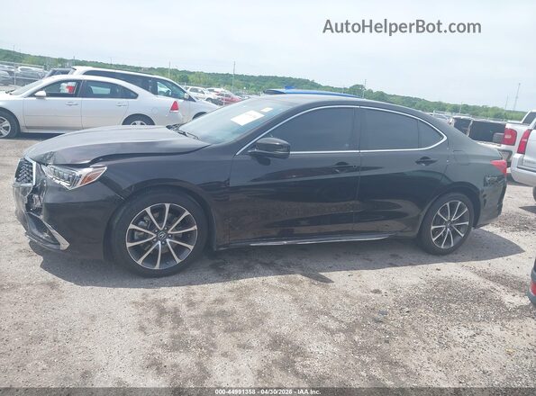 19UUB2F52JA010665 2018 ACURA TLX Black სალონის 360-გრადუსიანი ხედი