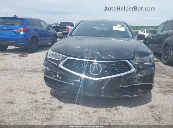 19UUB2F52JA010665 2018 ACURA TLX Black ხელსაწყოთა პანელის ხედი