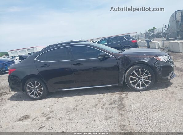 19UUB2F52JA010665 2018 ACURA TLX Black უკანა სალონის ხედი