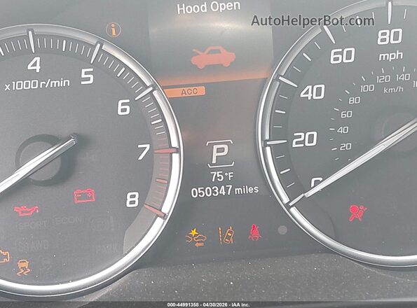 19UUB2F52JA010665 2018 ACURA TLX Black 