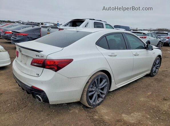 19UUB2F63KA000494 2019 ACURA TLX White უკანა მარჯვენა