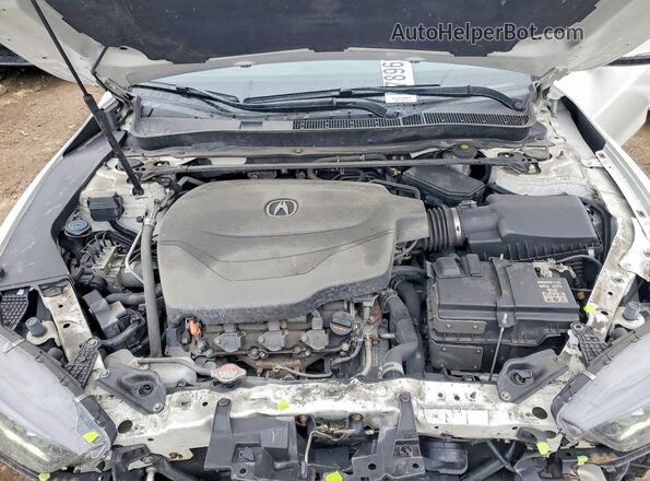 19UUB2F63KA000494 2019 ACURA TLX White უკანა სალონის ხედი