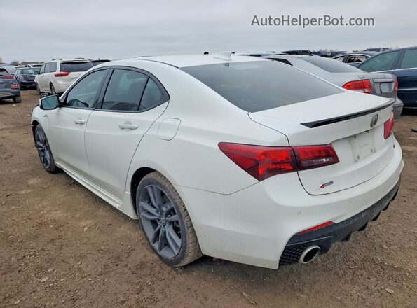 19UUB2F63KA000494 2019 ACURA TLX White უკანა მარცხენა