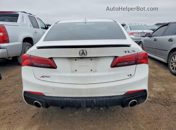 19UUB2F63KA000494 2019 ACURA TLX White უკანა ხედი