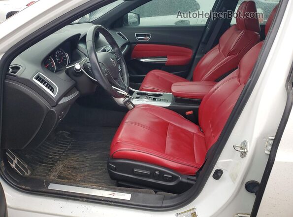 19UUB2F63KA000494 2019 ACURA TLX White წინა სალონის ხედი