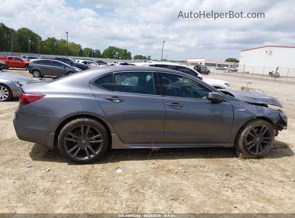19UUB2F65JA006702 2018 ACURA TLX Серый Панорамный вид салона 360°