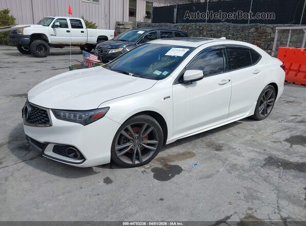 19UUB2F66KA001235 2019 ACURA TLX Белый Передняя левая четверть