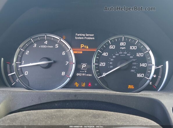 19UUB2F75JA005977 2018 ACURA TLX White Вид задніх сидінь