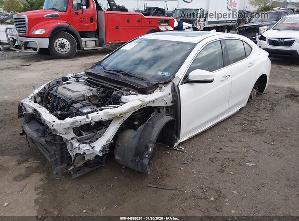 19UUB3F49KA006708 2019 ACURA TLX White წინა მარცხენა ხედი სამი მეოთხედიდან