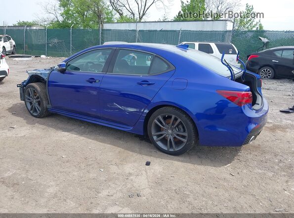 19UUB3F63KA006642 2019 ACURA TLX Blue Trasero izquierdo