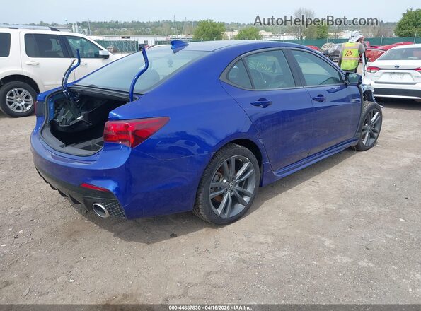 19UUB3F63KA006642 2019 ACURA TLX Blue Trasero derecho