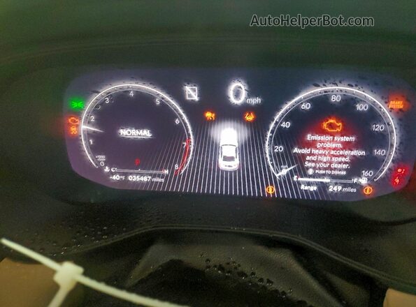 19UUB5F41RA000357 2024 ACURA TLX White ხელსაწყოთა პანელის ხედი