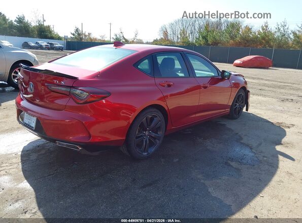 19UUB5F54MA013301 2021 ACURA TLX Red Հետևի աջ