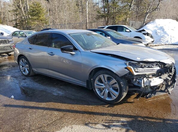 19UUB6F40MA802459 2021 ACURA TLX Silver Передня права чверть