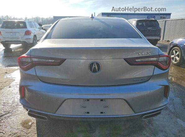 19UUB6F40MA802459 2021 ACURA TLX Silver Вид ззаду