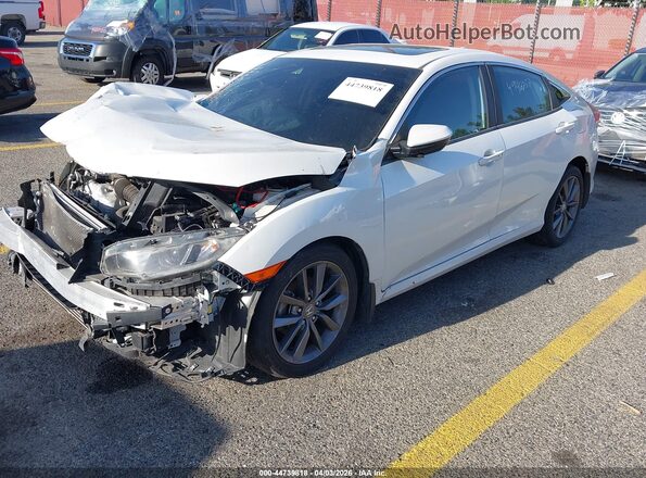 19XFC1F32LE219627 2020 HONDA CIVIC White Vista tres cuartos delantera izquierda