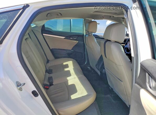 19XFC1F77LE209517 2020 HONDA CIVIC White Հետևի նստատեղերի տեսք