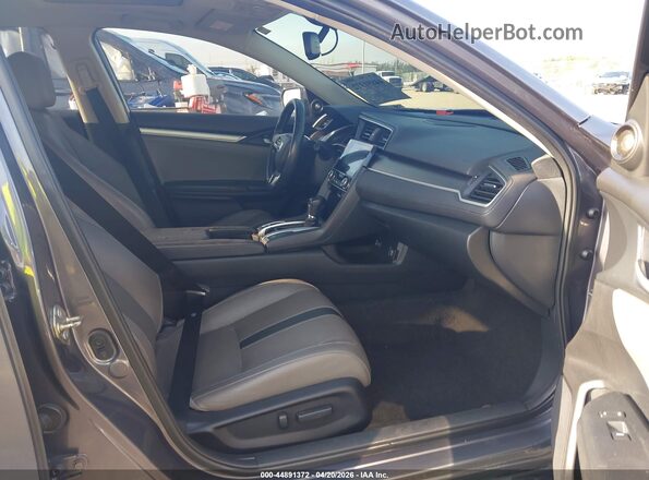19XFC1F91GE013371 2016 HONDA CIVIC Gray Widok wnętrza z przodu