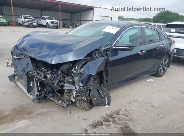 19XFC1F98HE024448 2017 HONDA CIVIC Dark Blue Передняя левая четверть