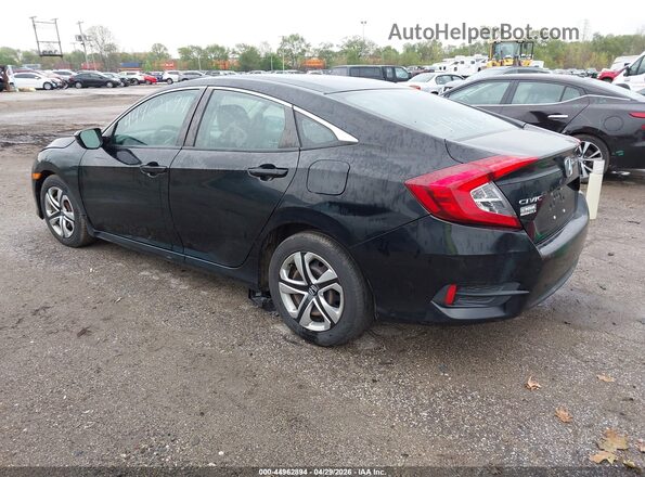 19XFC2F52GE014239 2016 HONDA CIVIC Black Հետևի ձախ