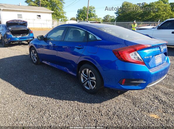 19XFC2F52HE010502 2017 HONDA CIVIC Blue Trasero izquierdo