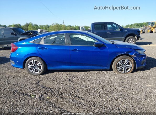 19XFC2F52HE010502 2017 HONDA CIVIC Blue Vista interior trasera