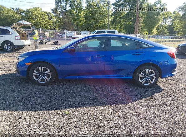 19XFC2F52HE010502 2017 HONDA CIVIC Blue Vista interior de 360 grados