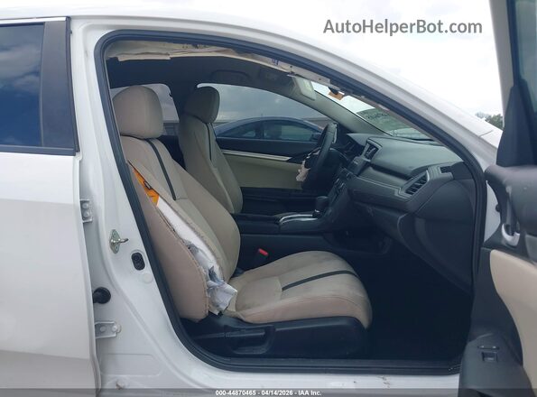 19XFC2F55HE057619 2017 HONDA CIVIC White Front interior view