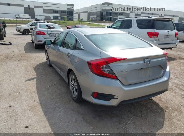 19XFC2F56GE211477 2016 HONDA CIVIC Silver Tył lewy