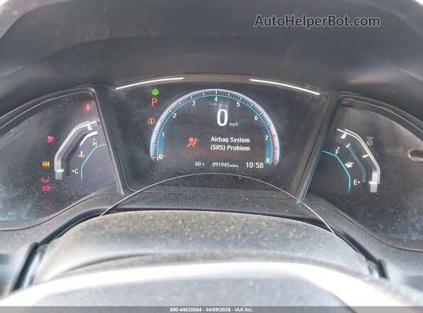 19XFC2F60KE035253 2019 HONDA CIVIC Gray Հետևի նստատեղերի տեսք