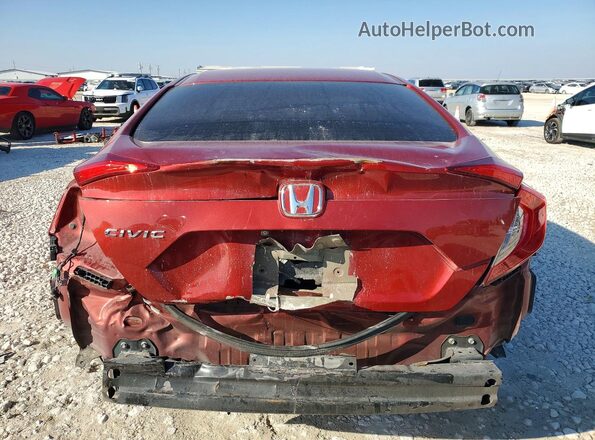 19XFC2F63LE016486 2020 HONDA CIVIC Red Rear view