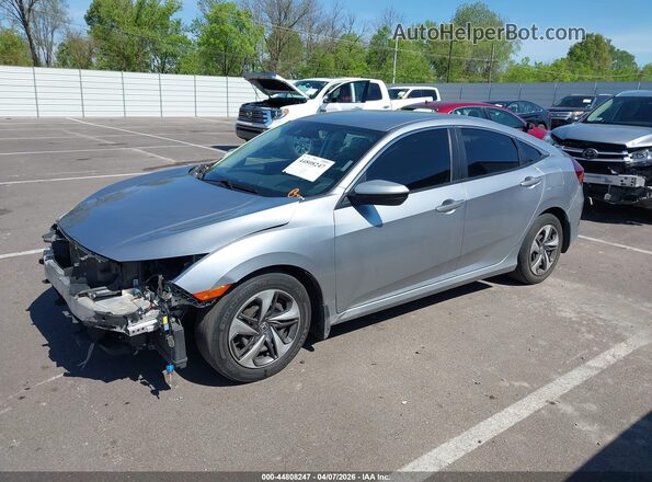 19XFC2F65KE003155 2019 HONDA CIVIC Серебряный Передняя левая четверть