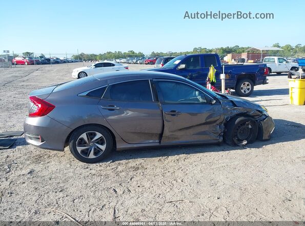 19XFC2F65LE213868 2020 HONDA CIVIC Серый Вид задней части салона