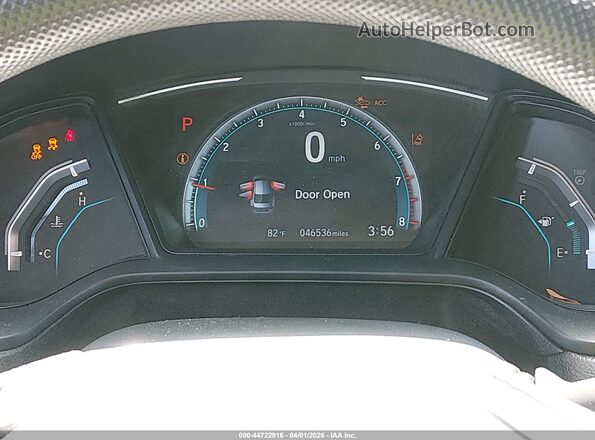 19XFC2F66LE000363 2020 HONDA CIVIC Black Rear seats view