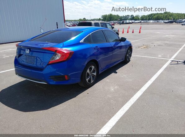 19XFC2F68LE010599 2020 HONDA CIVIC Blue Задня права чверть